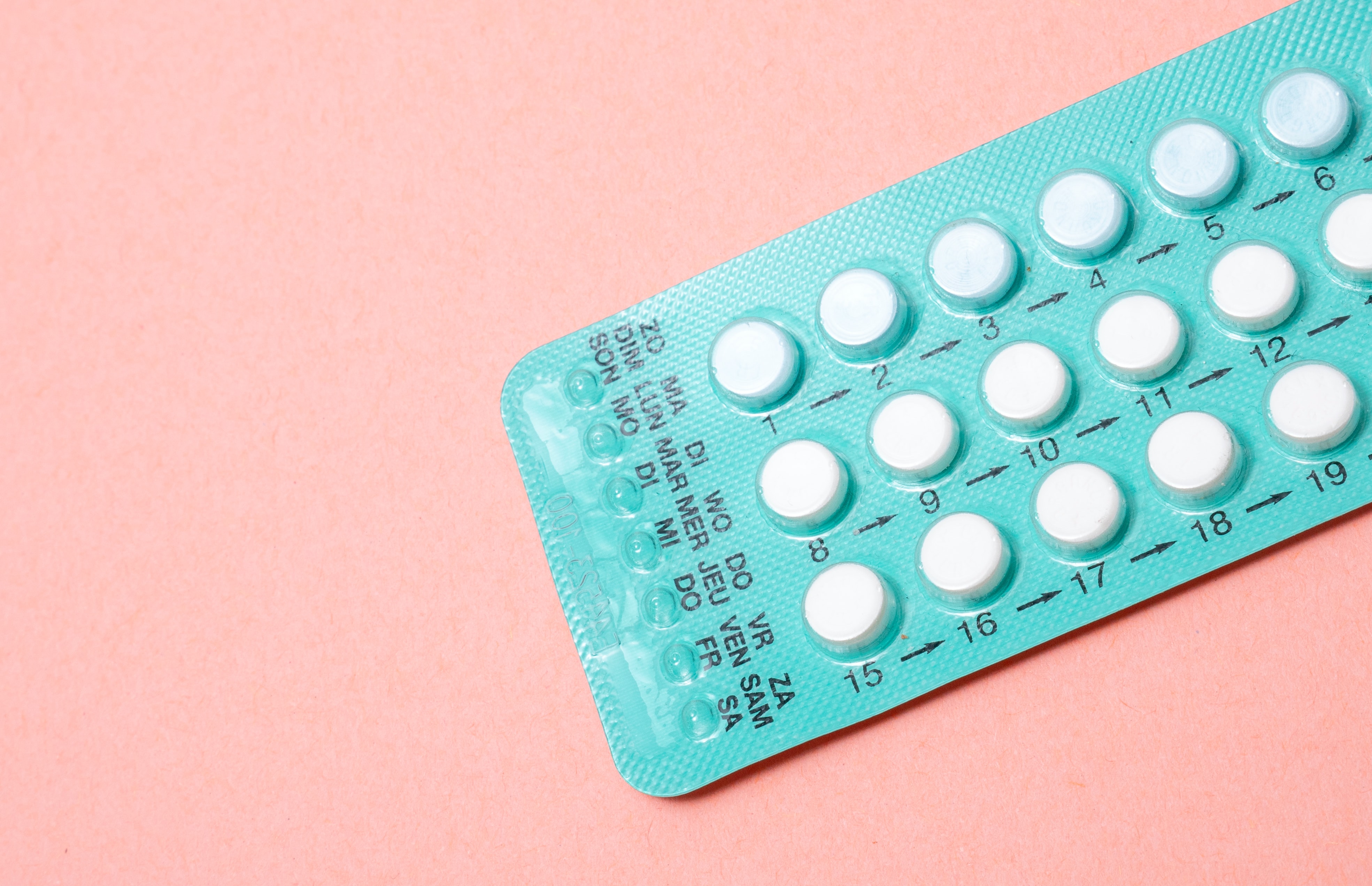  Contraceptive pills blister