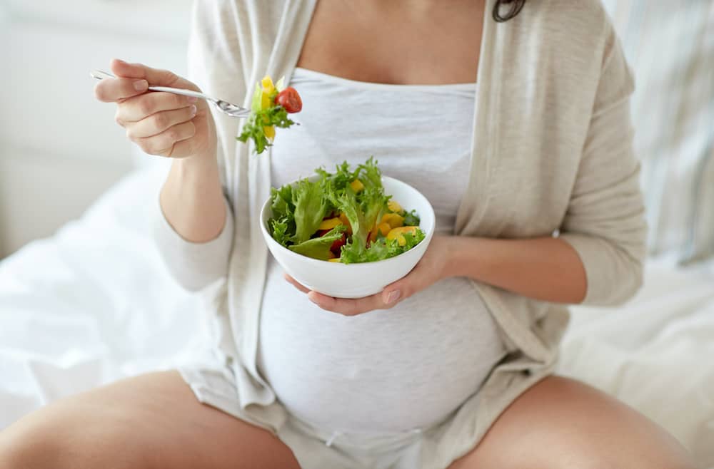 A healthy diet can prevent nausea and tiredness during pregnancy