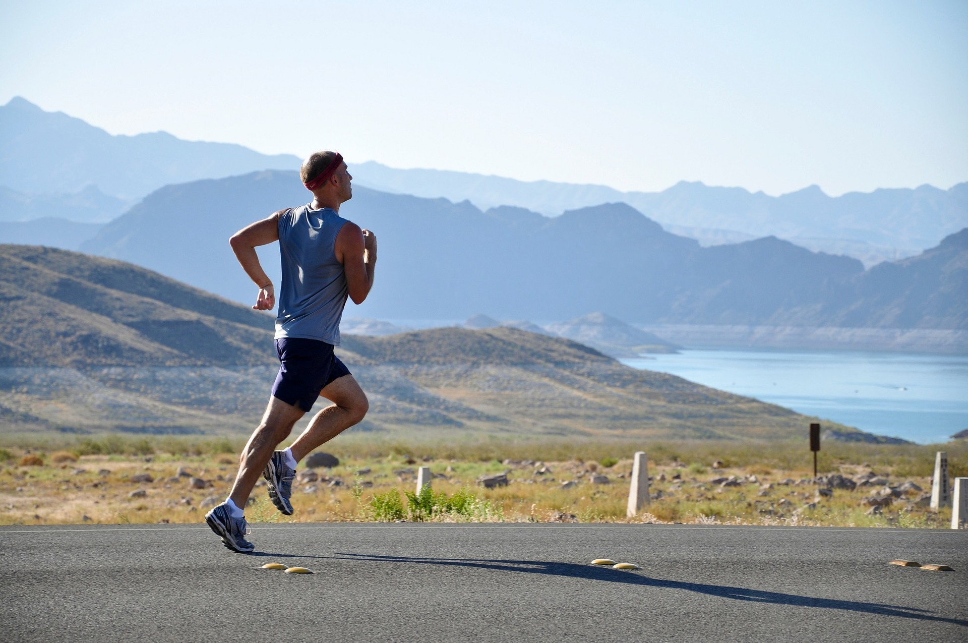 Man on a run