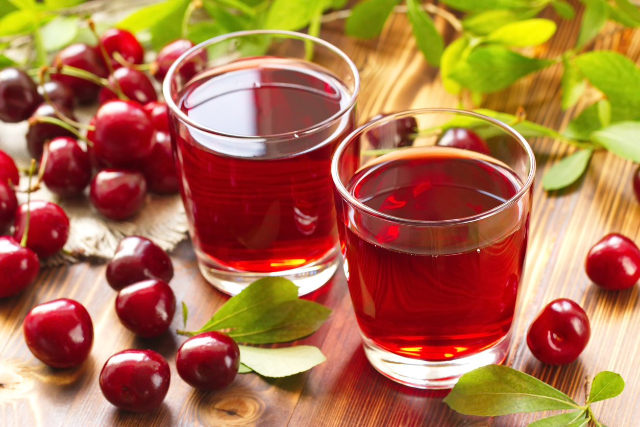 Tart cherries and cherry juice