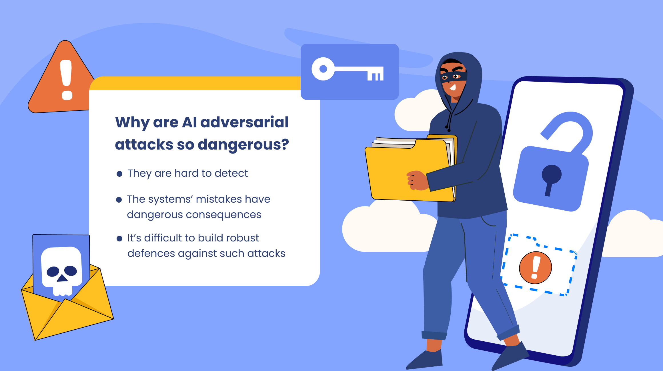 Why are adversarial AI attacks dangerous?