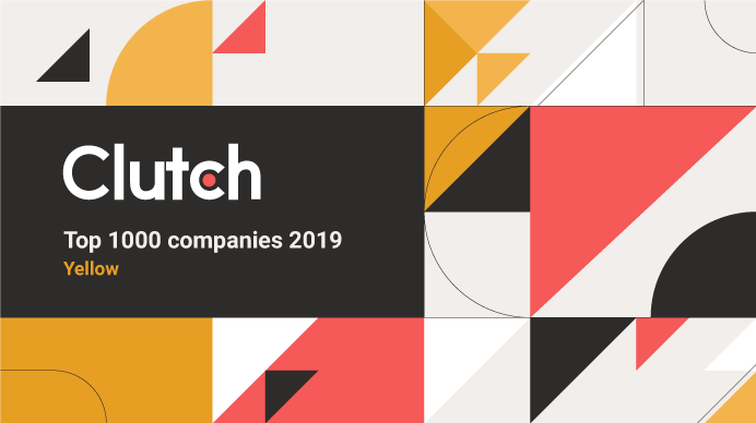 Yellow Recognized on Clutch’s 1000 Top Developers