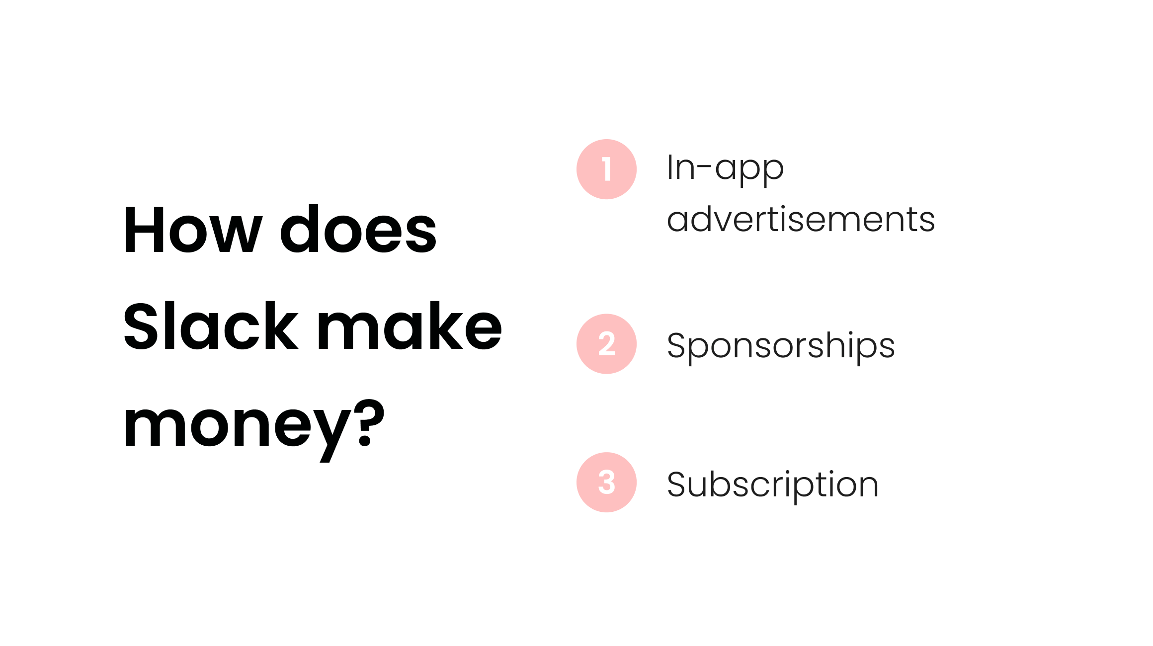 Slack clone monetization