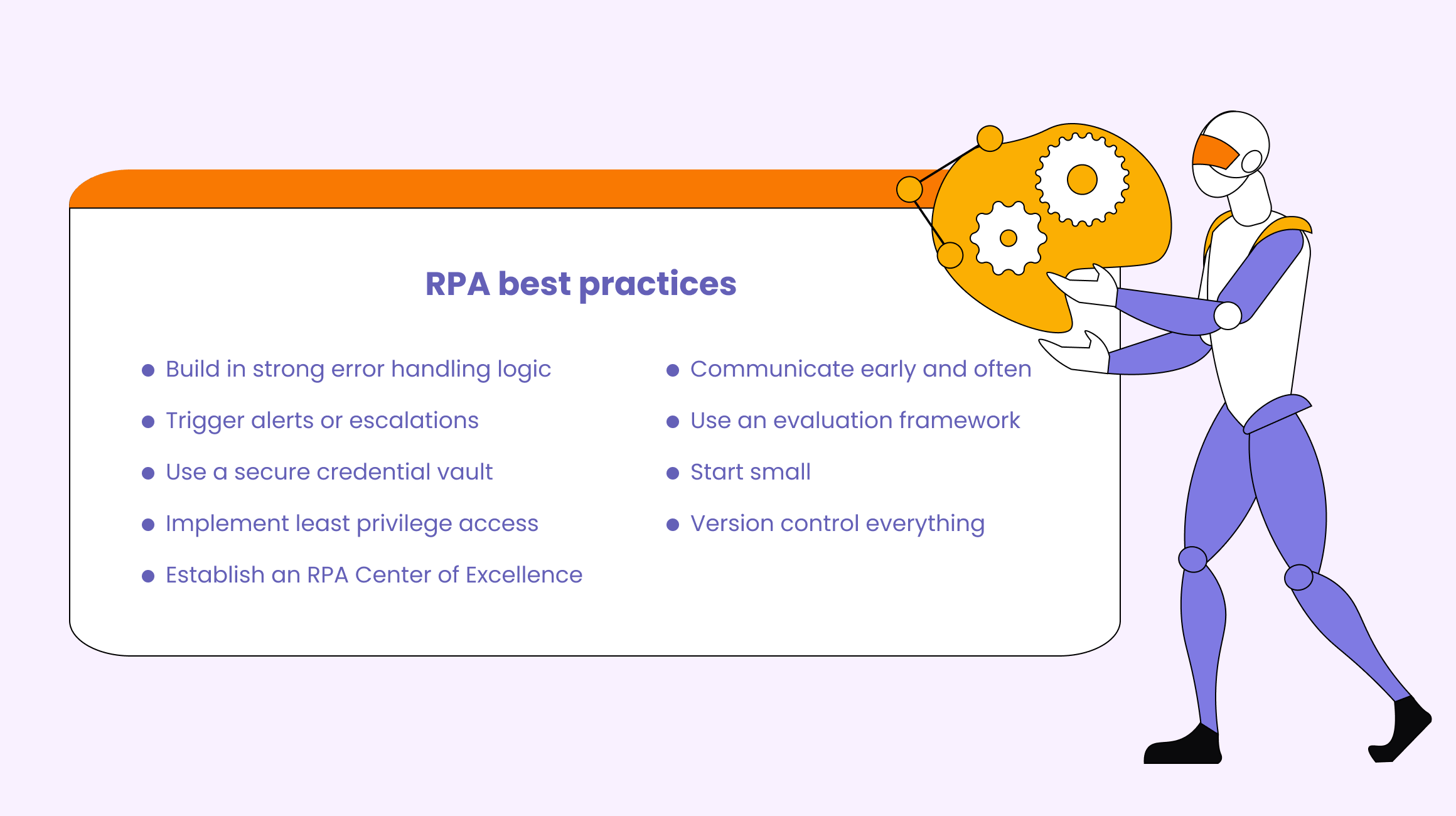 RPA best practices