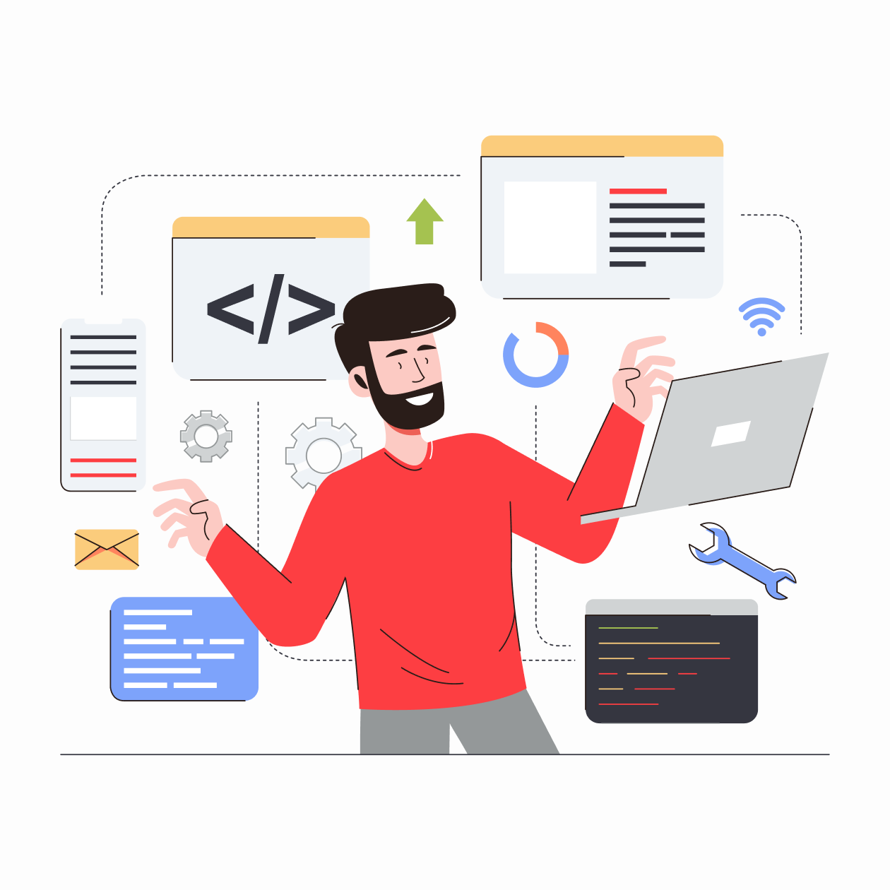 Mobile Application Vs Web Application Header