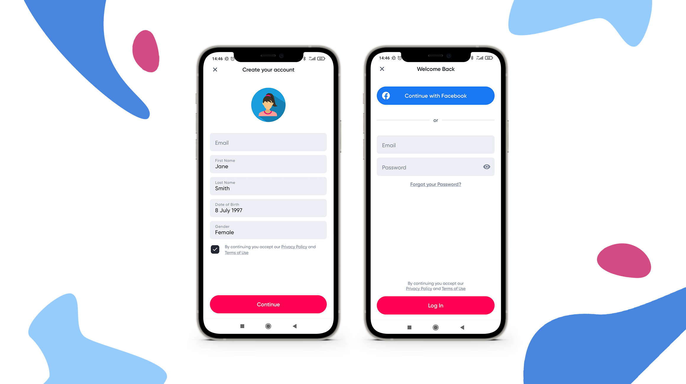 User Profile and Registration