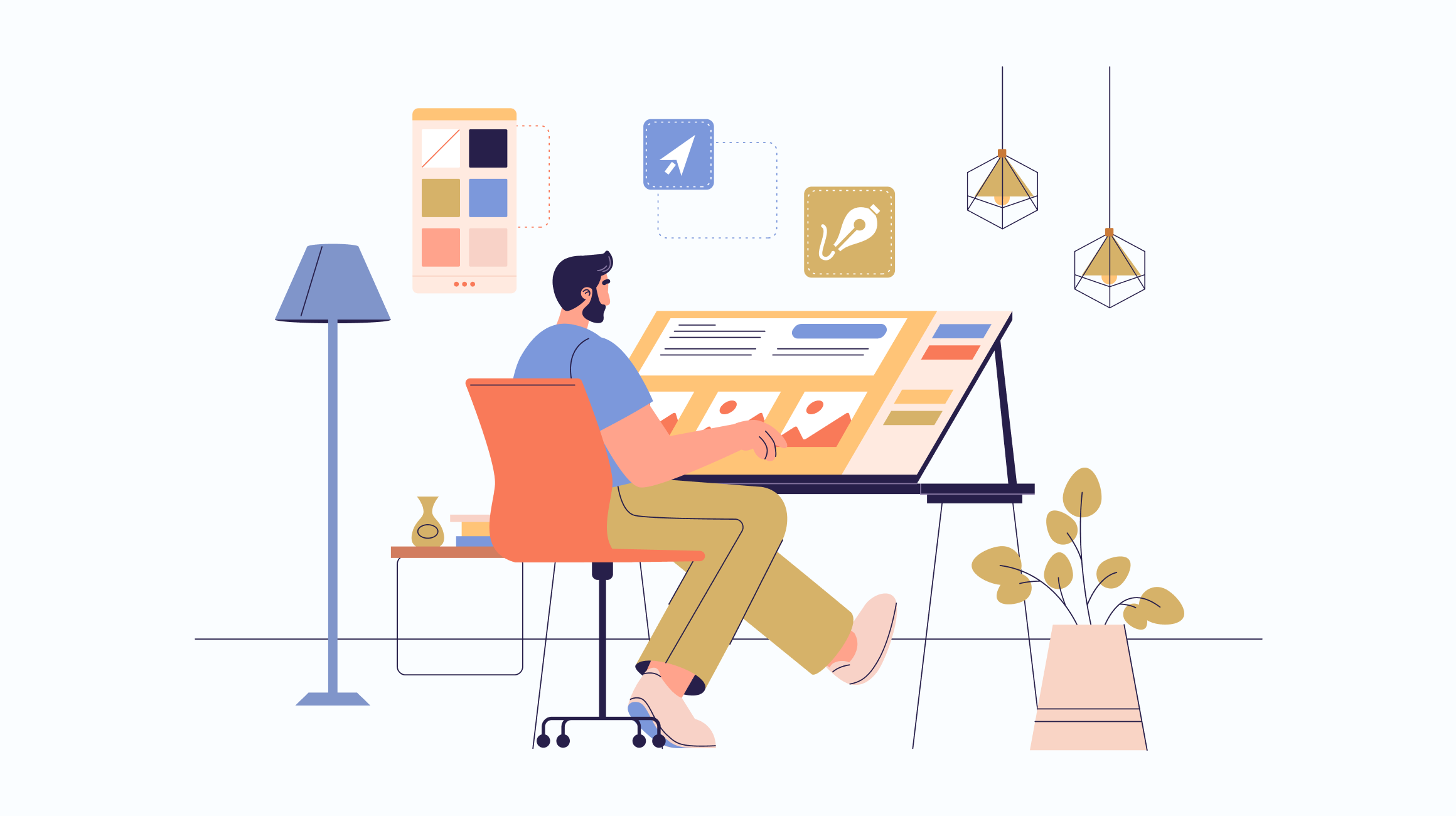 Finance App Illustration