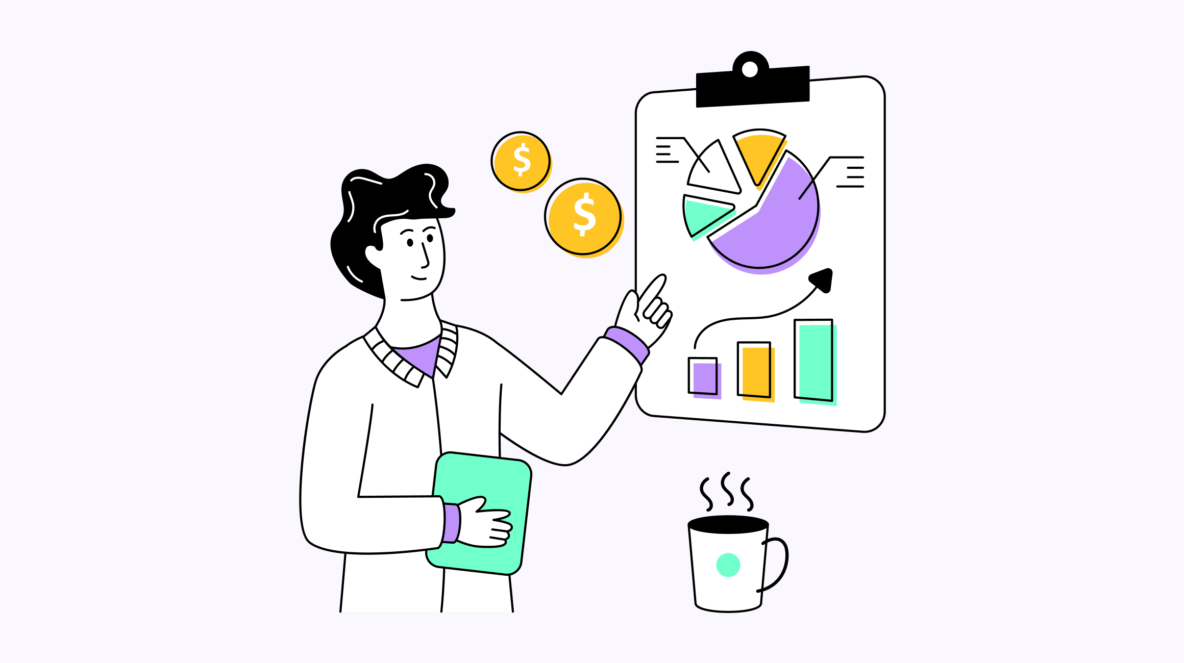 Credit Scoring Software Illustration