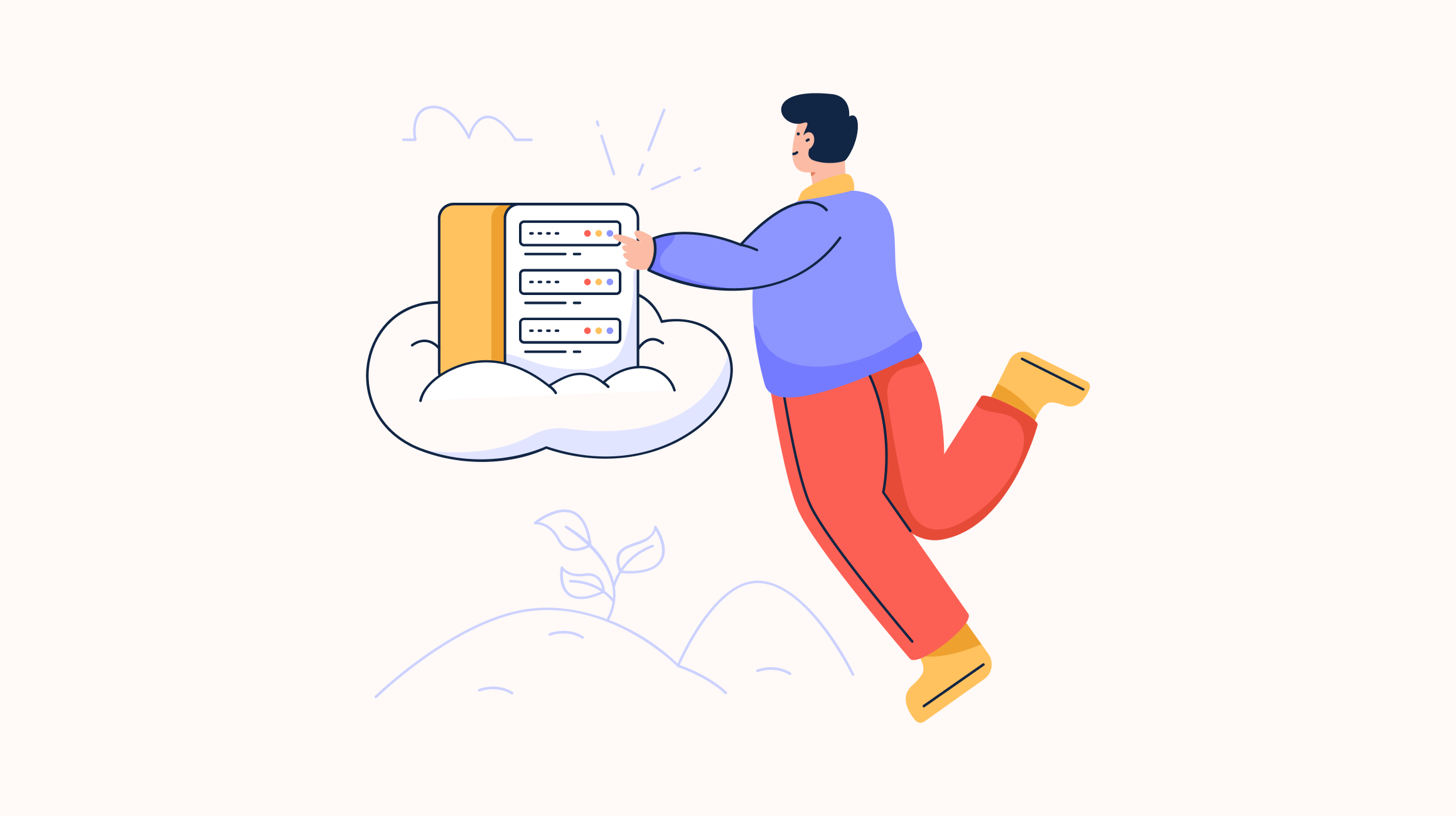 Cloud Application Development Illustration