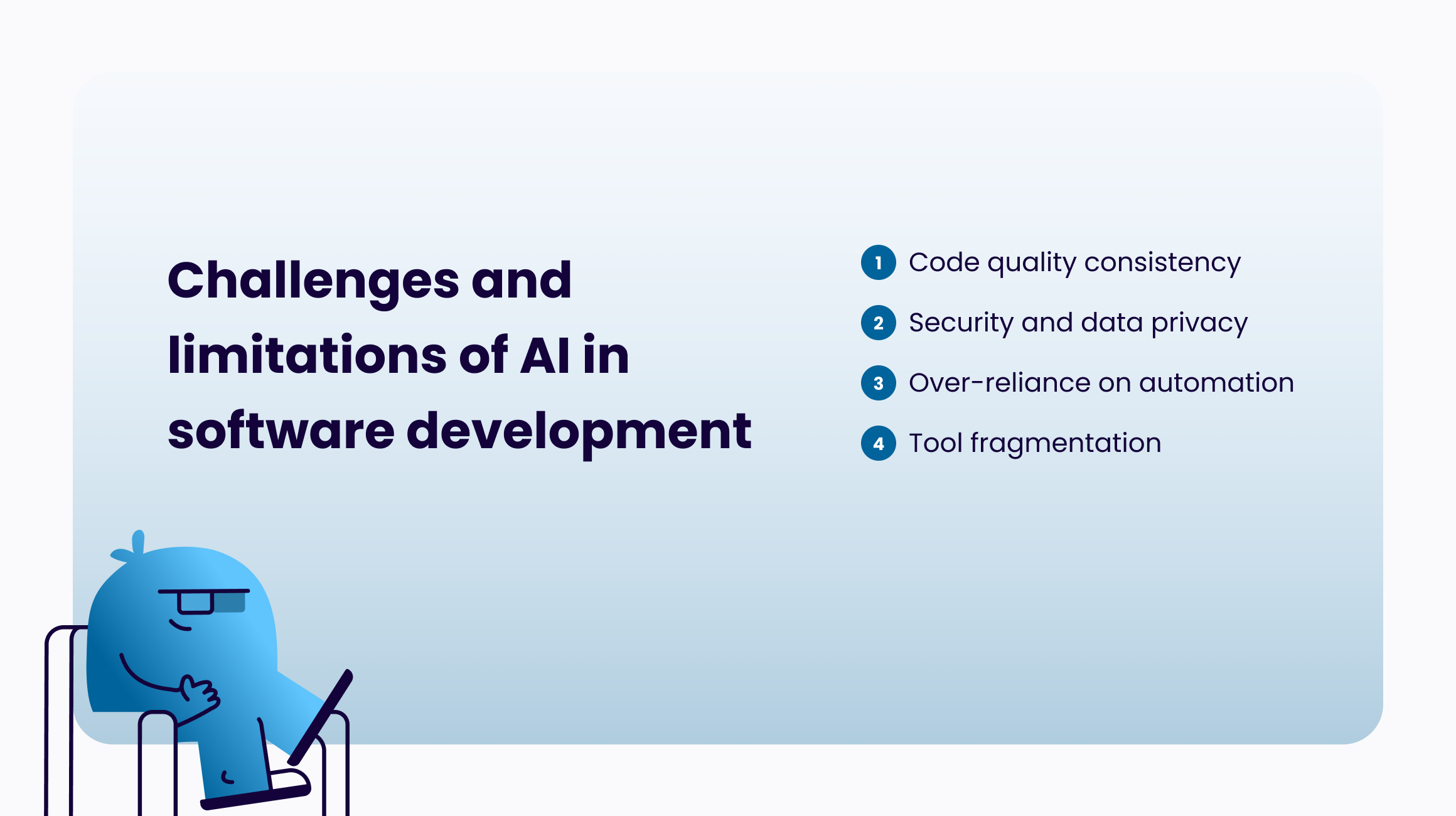 Issues related to AI in logistics software development