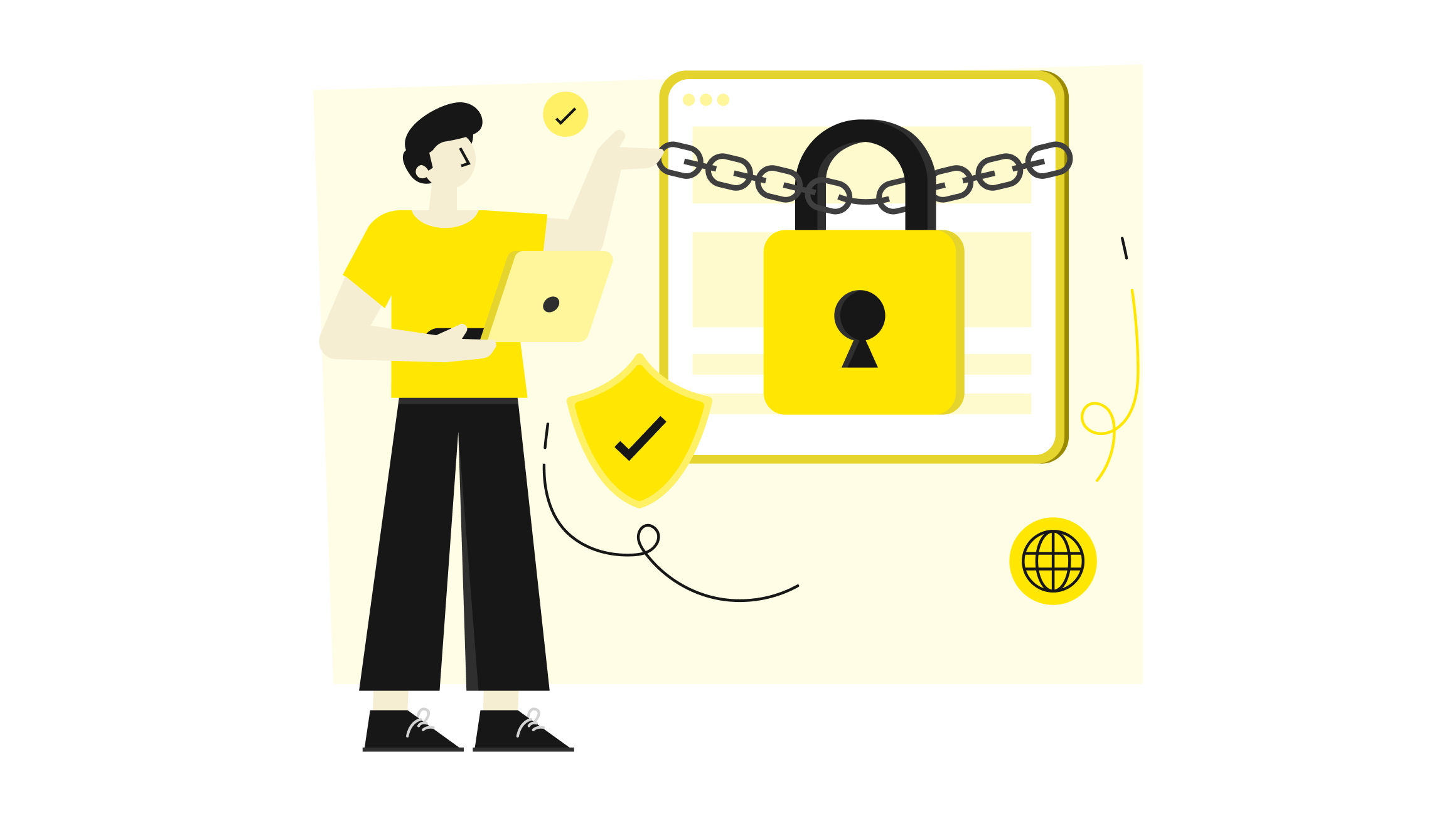 Illustration Trading Security
