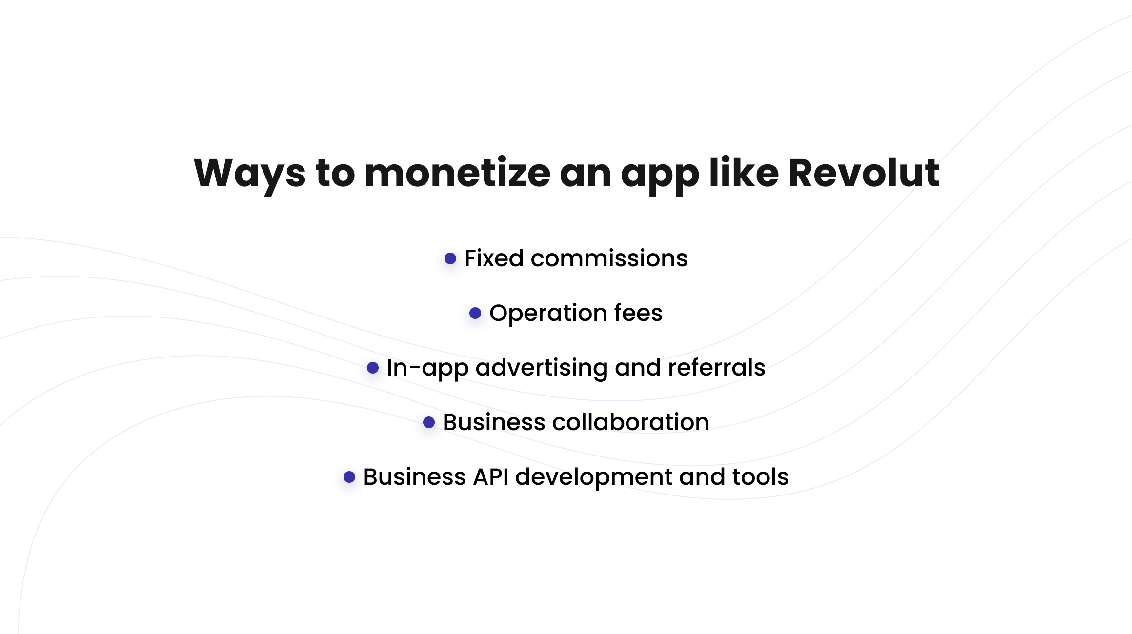 Business API development and tools
