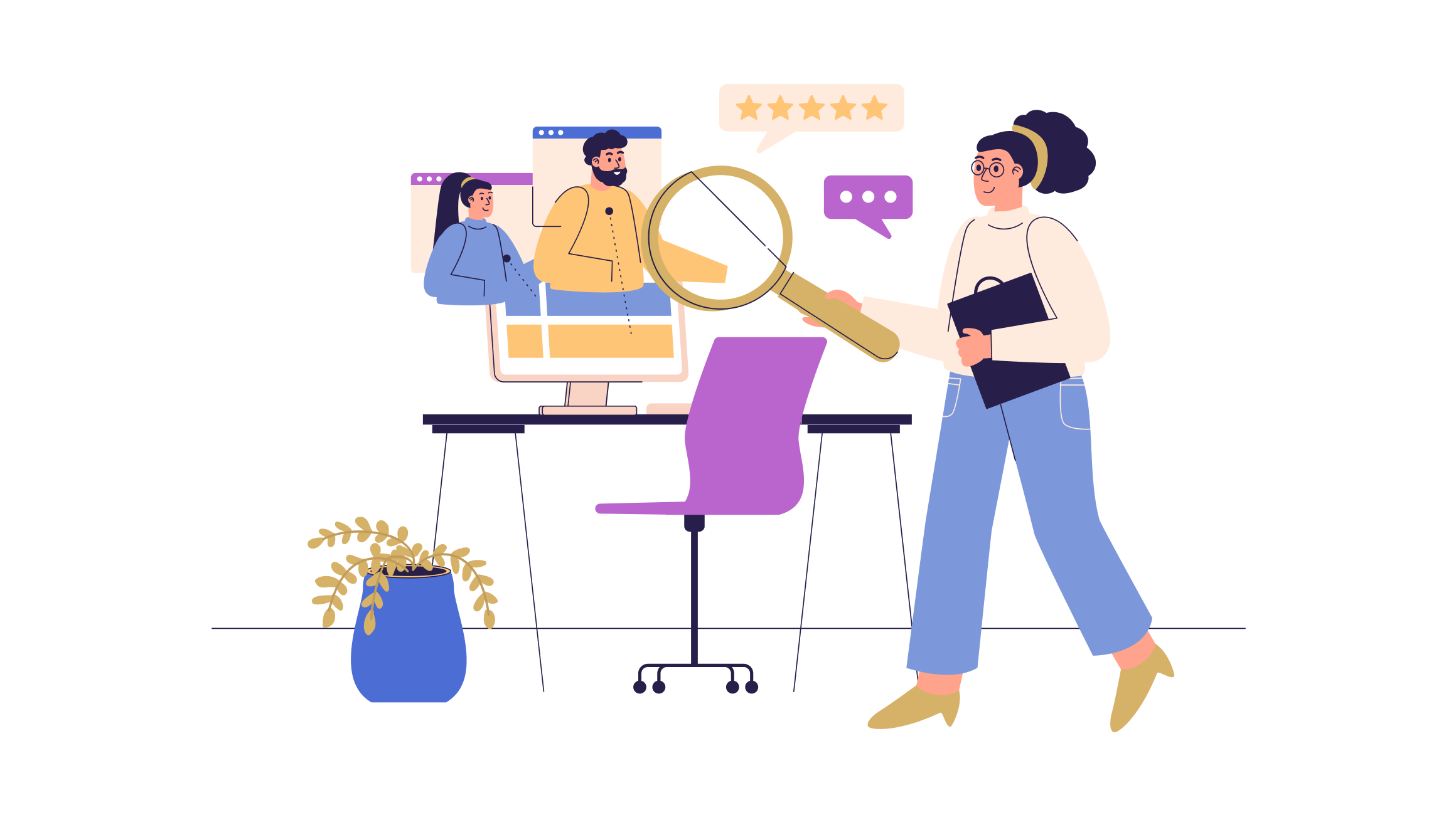 Development steps illustration