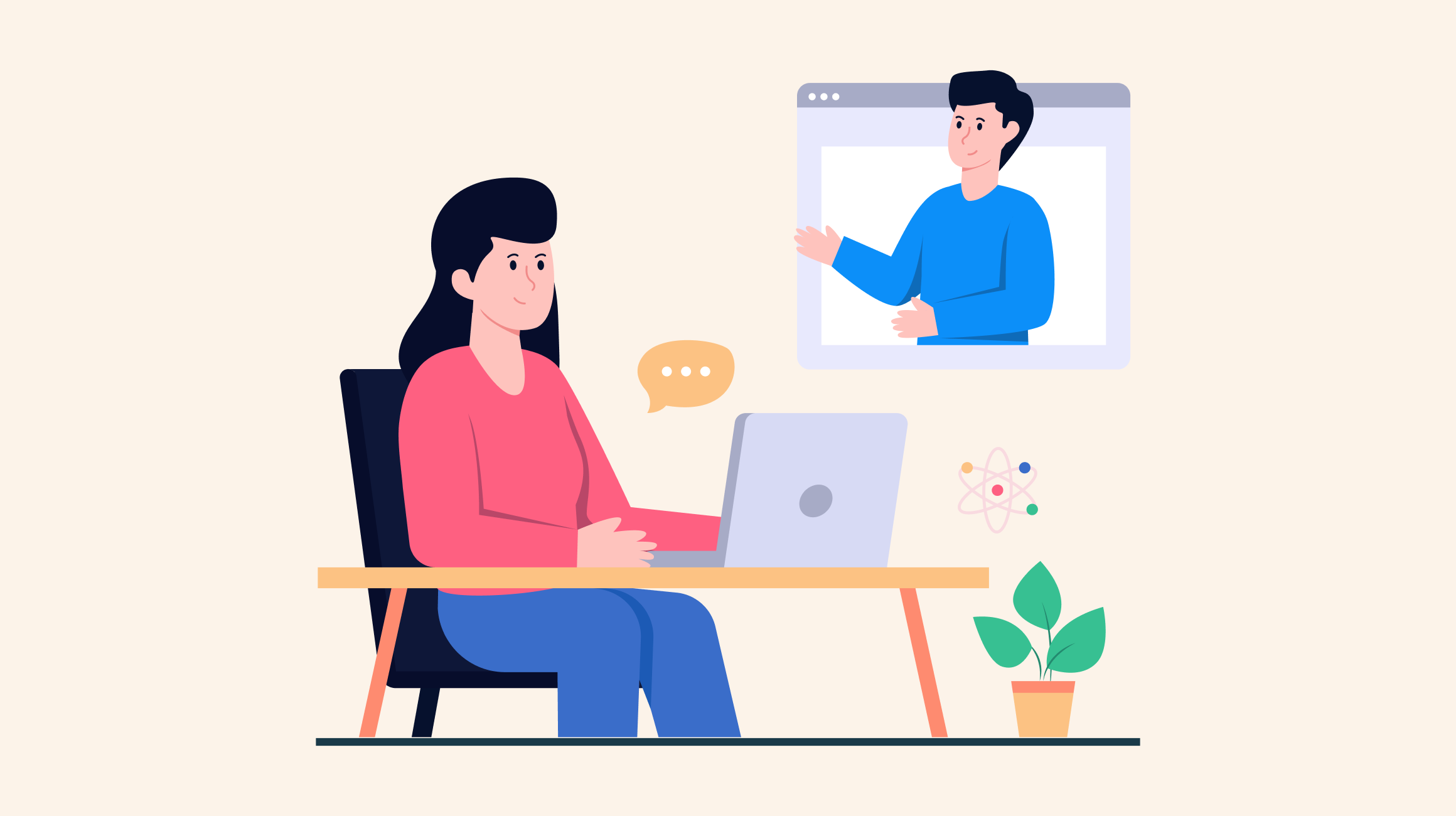 What is web chat app
