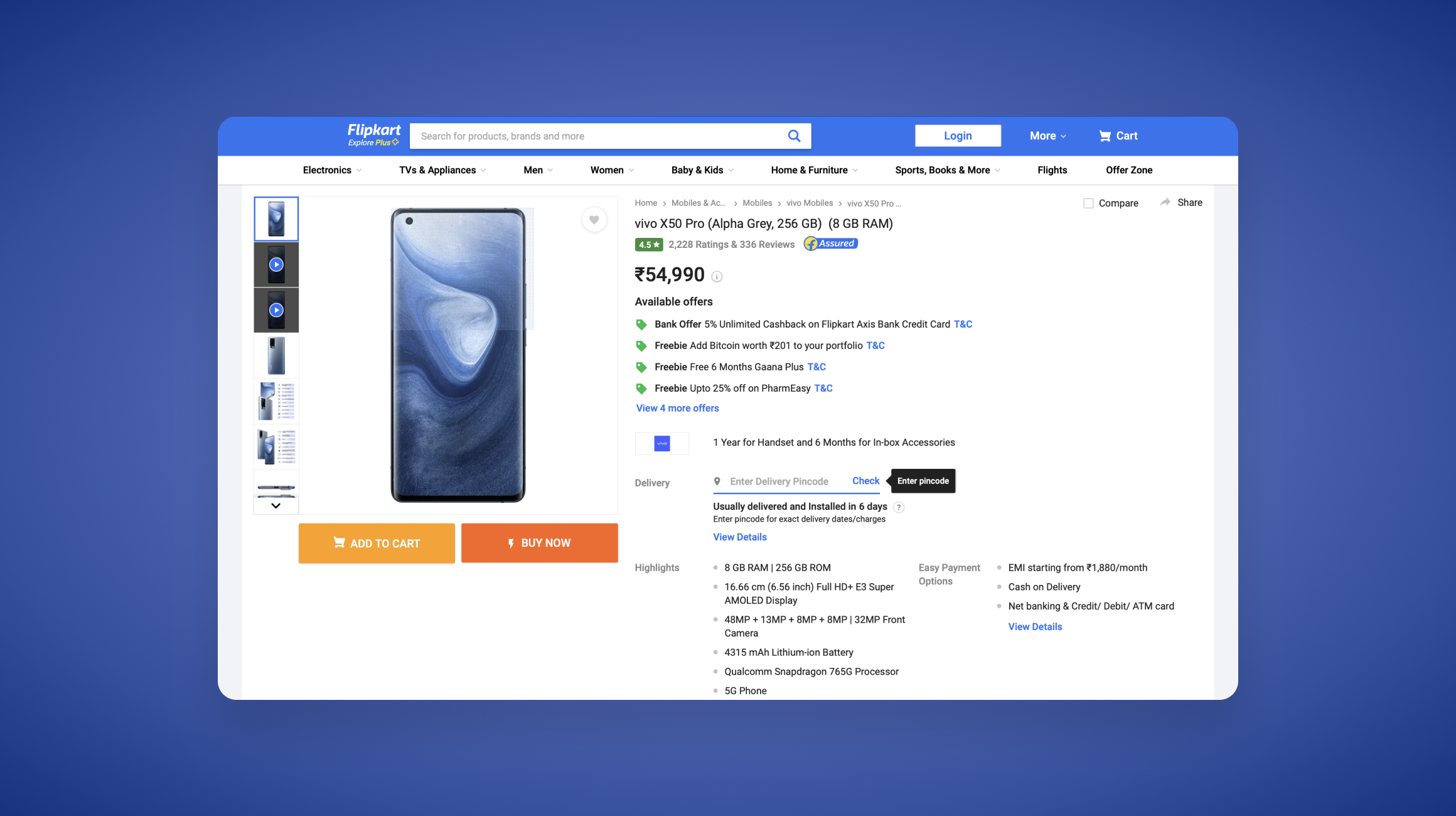 How to start a website like Flipkart