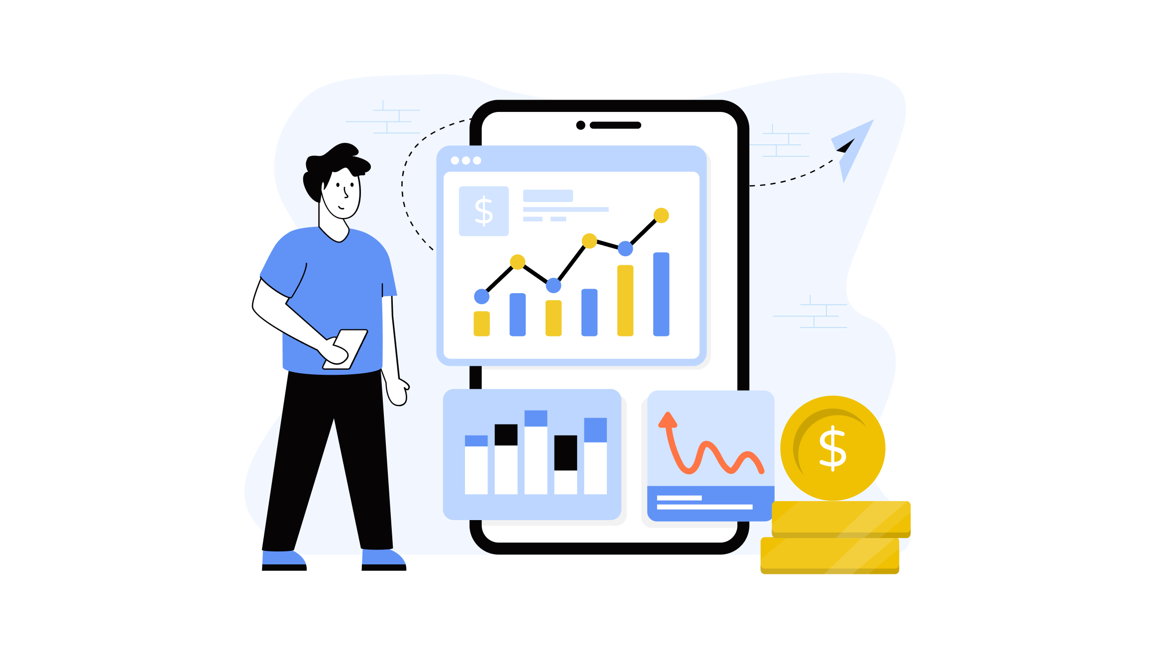 Crowdfunding illustration