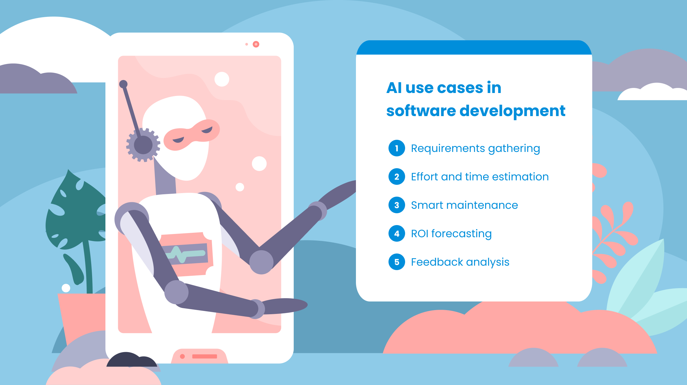 More use cases of AI in software development