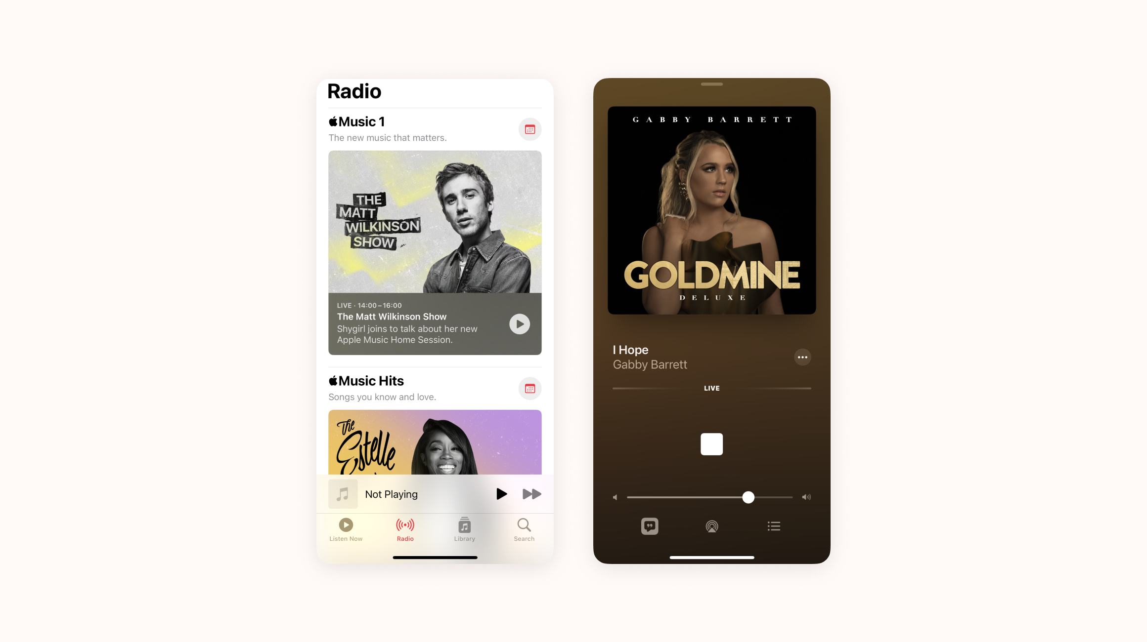 Apple Music screens