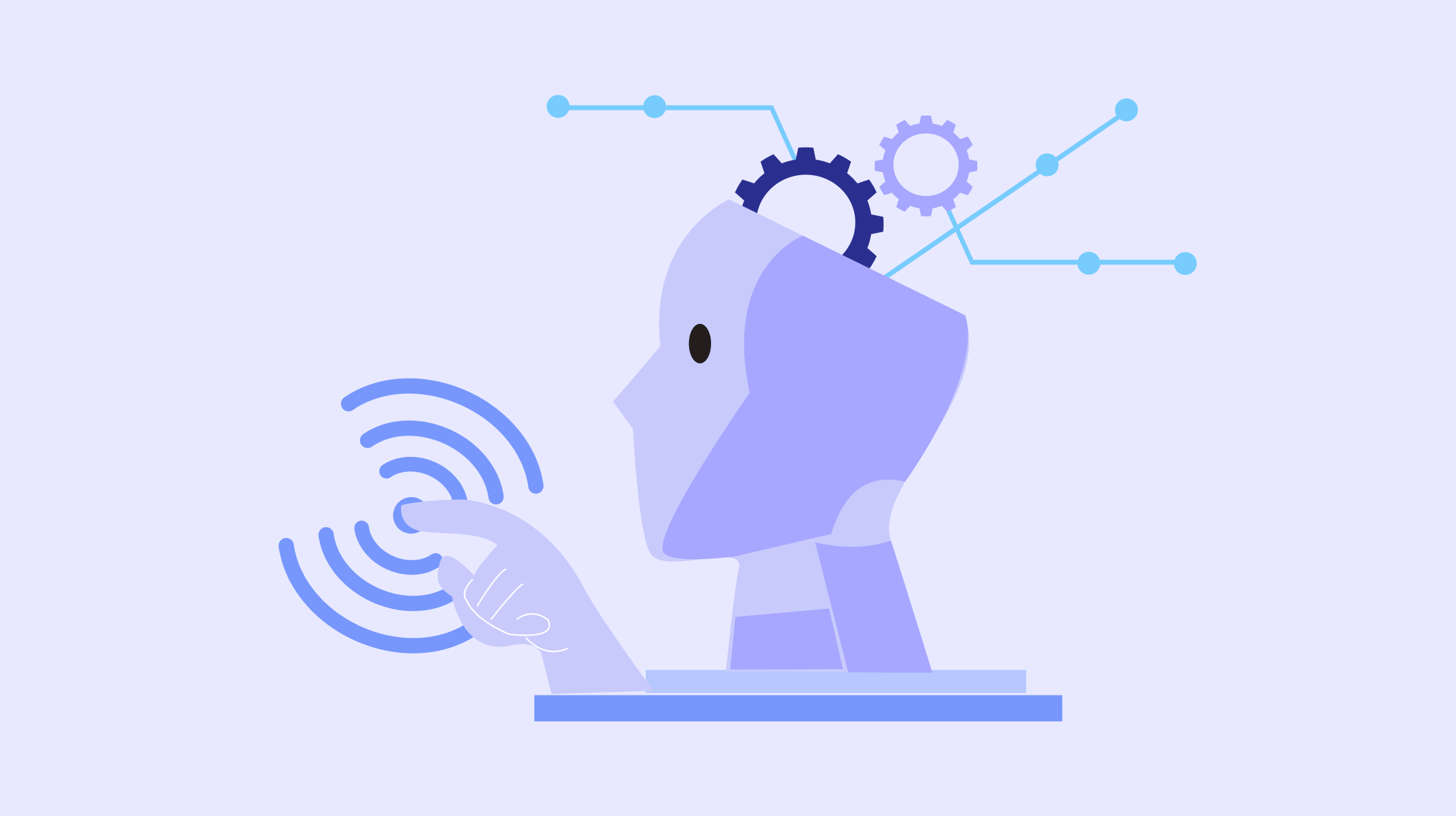 Challenges of AI in insurance Illustration