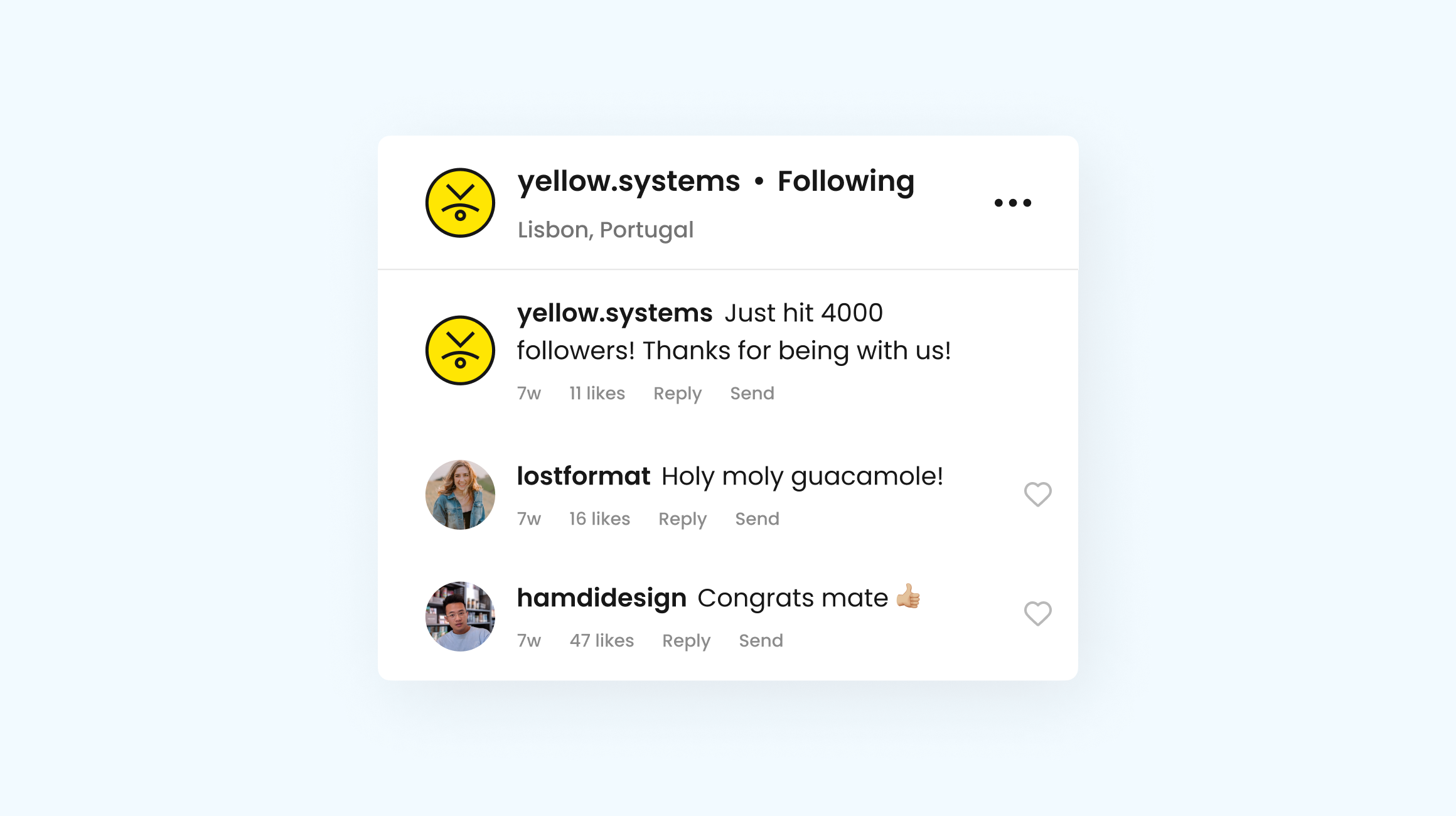 Comments