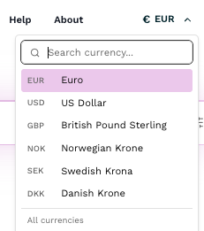 Currency Screenshot