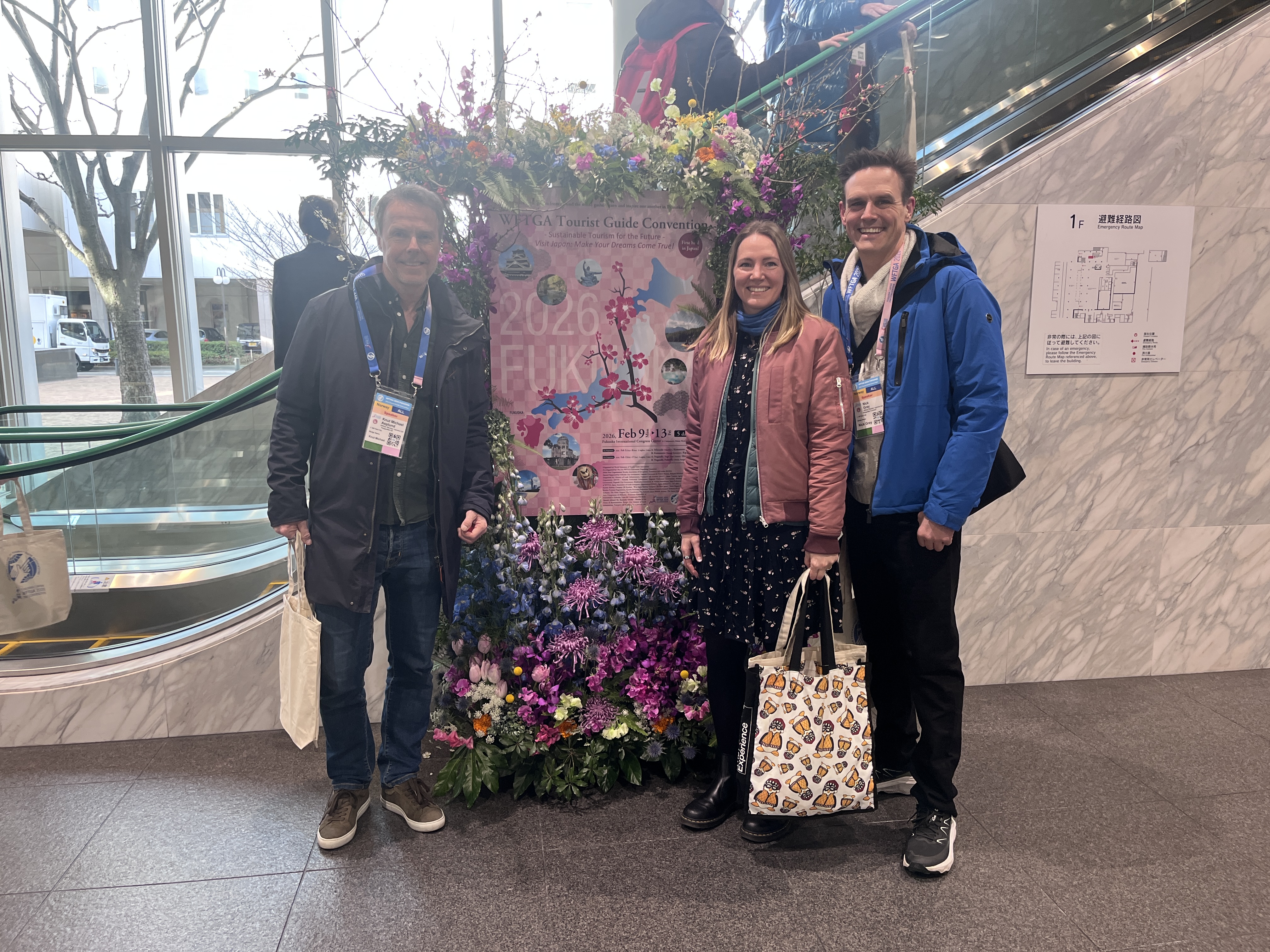 Keyguides Connect Team at Fukuoka WFTGA Convention 
