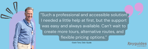 Svein Tore Quote on tour builder - Blog Banner