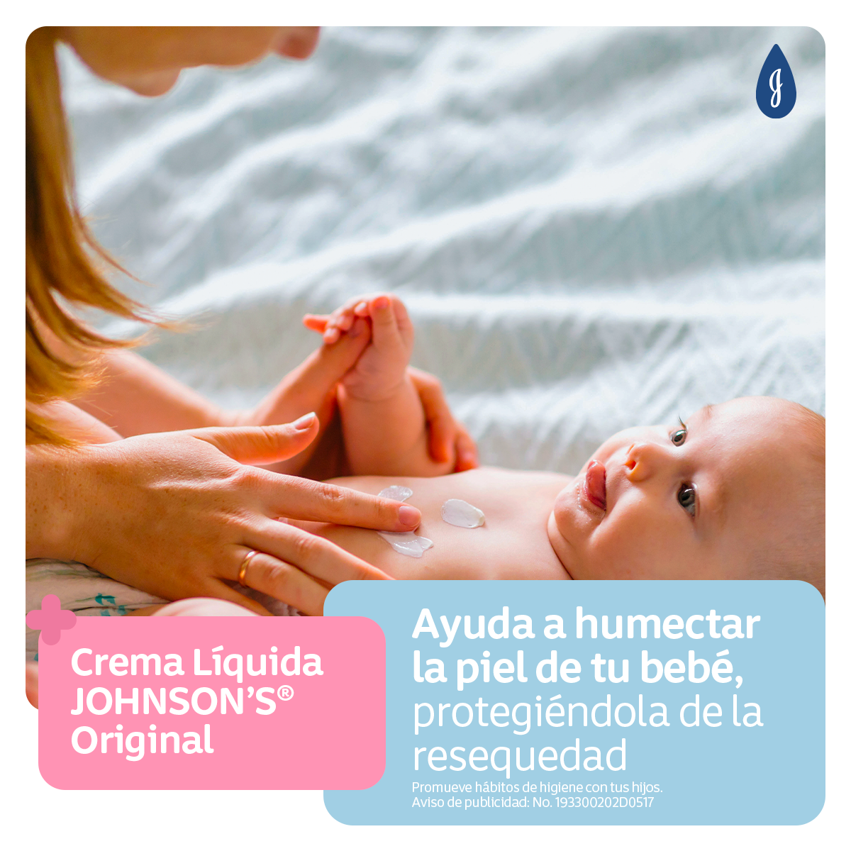 JOHNSON’S® baby crema líquida original