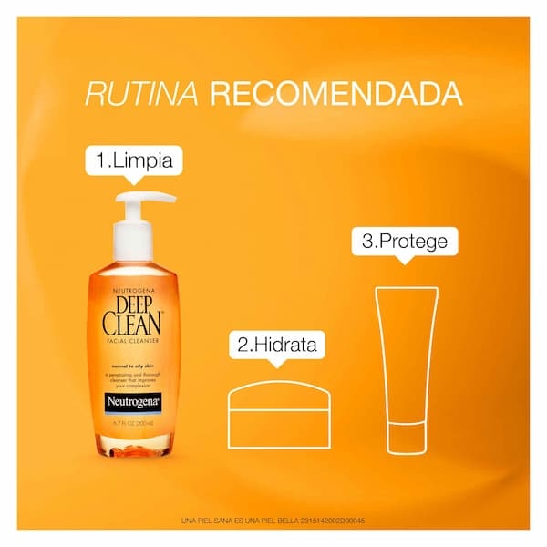 Rutina del Gel Limpiador Facial Deep Clean 200ml