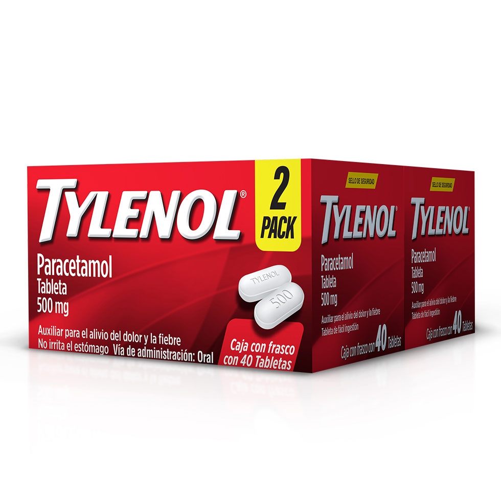 TYLENOL DUO PACK 40 TABLETAS