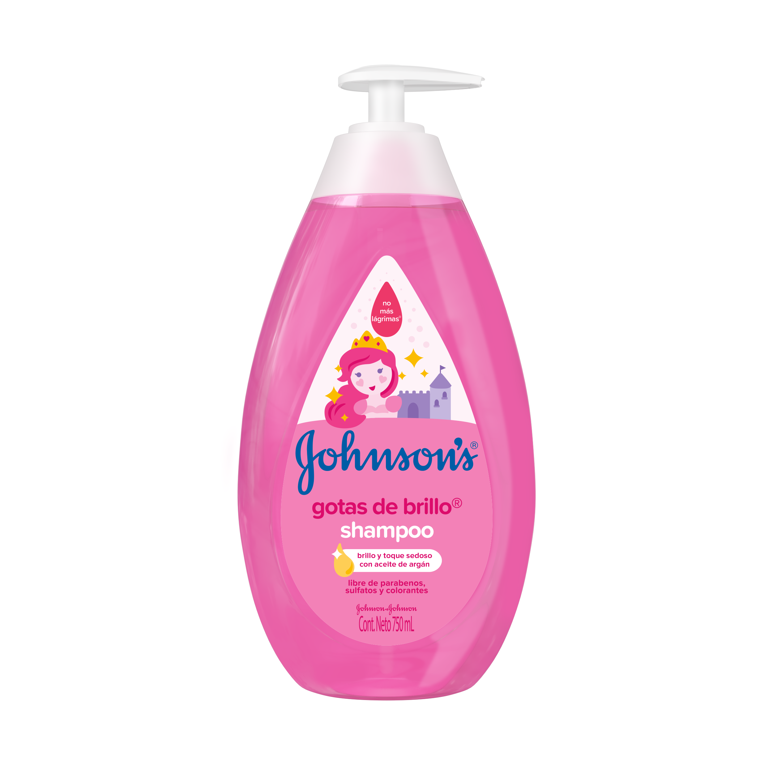 JOHNSON'S® shampoo gotas de brillo