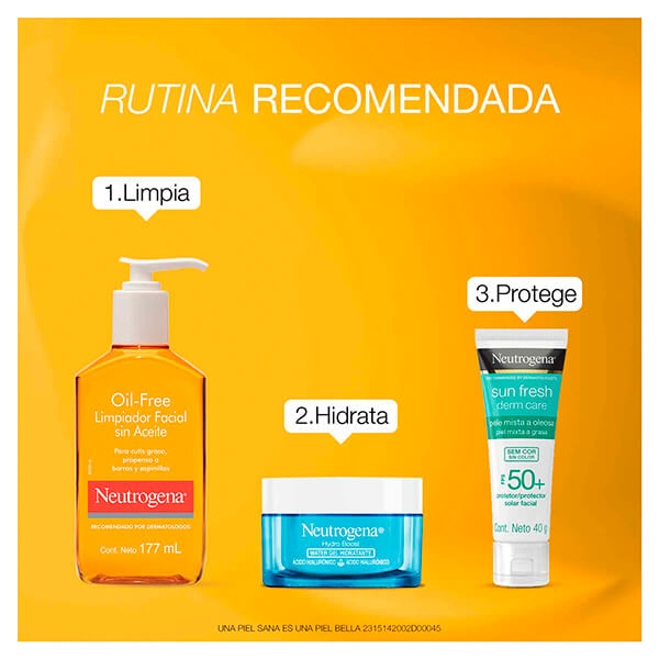 Gel limpiador oil free rutina