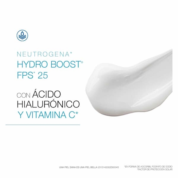 Ingredientes del gel hydro boost fps25