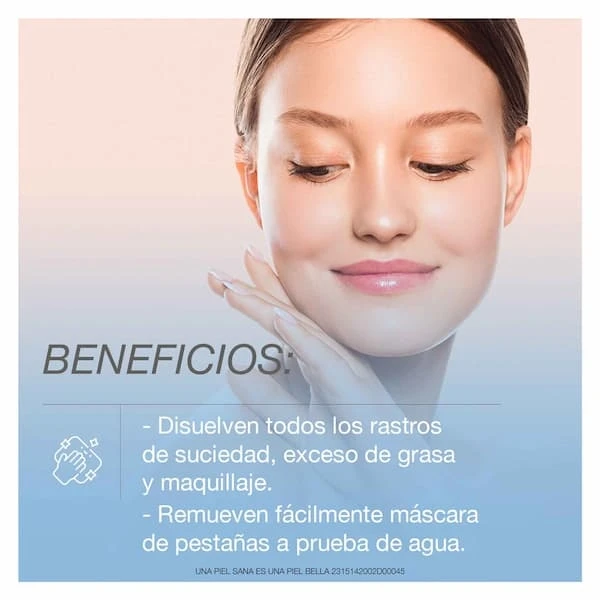 Toallitas desmaquillantes 25pzs beneficios