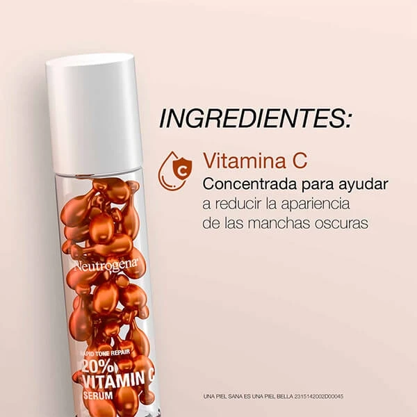 Serum Facial en Cápsulas Neutrogena® Rapid Tone Repair 30 piezas - ingredientes