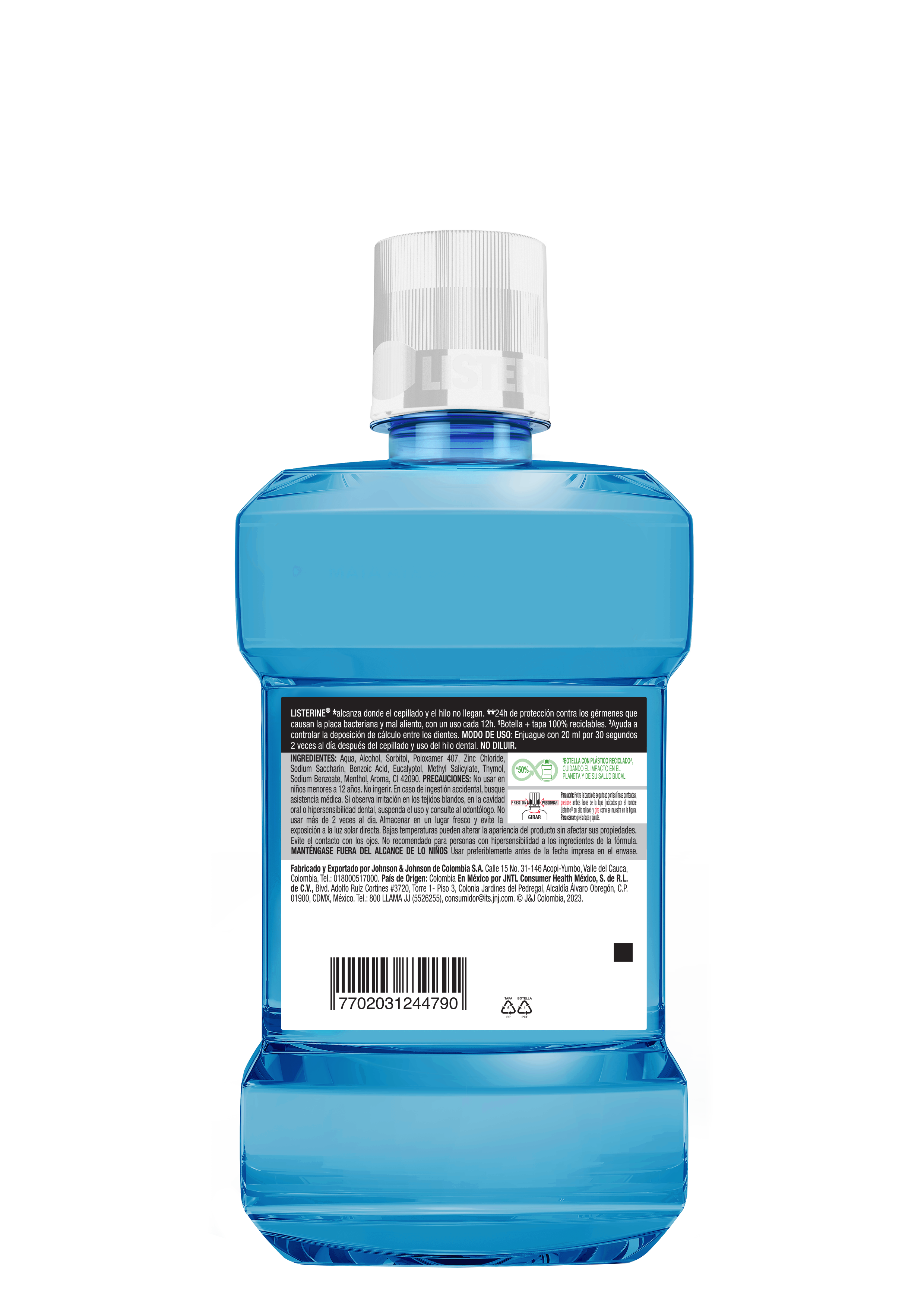 Enjuague Bucal LISTERINE® Ultraclean Frescura Intensa BACK