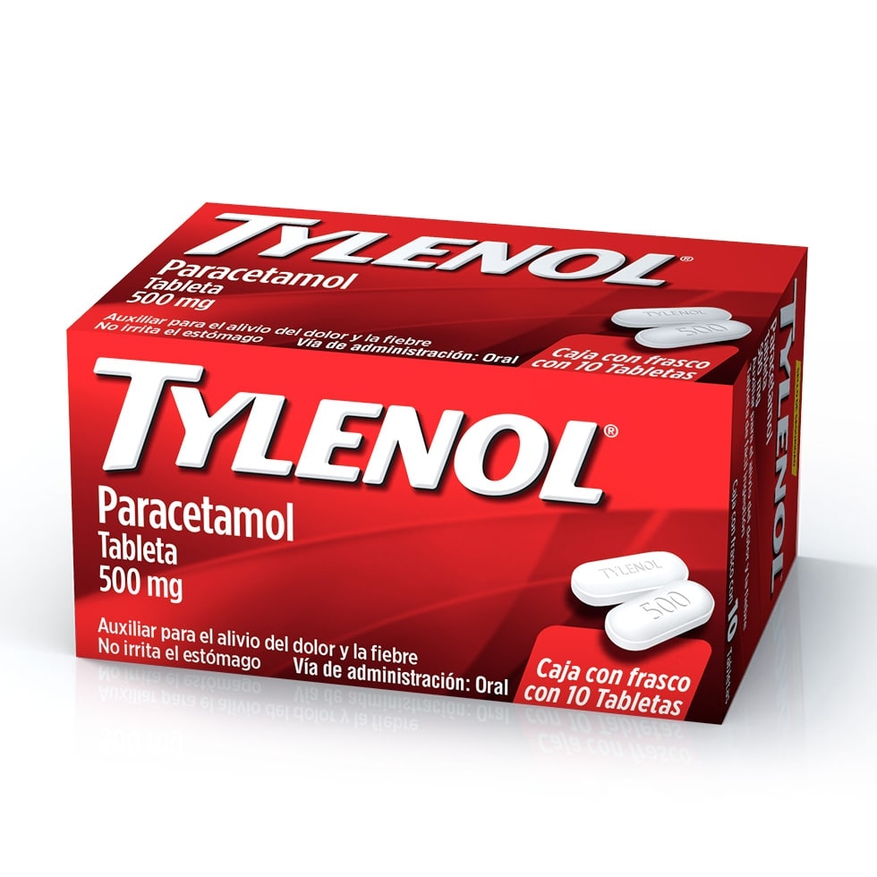 TYLENOL 10 TABLETAS VISUAL 2