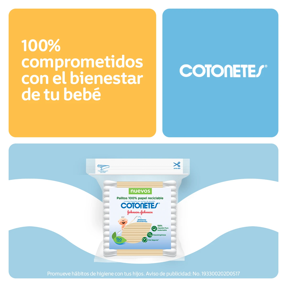 Cuidado suave para tu bebé, tu familia y el planeta