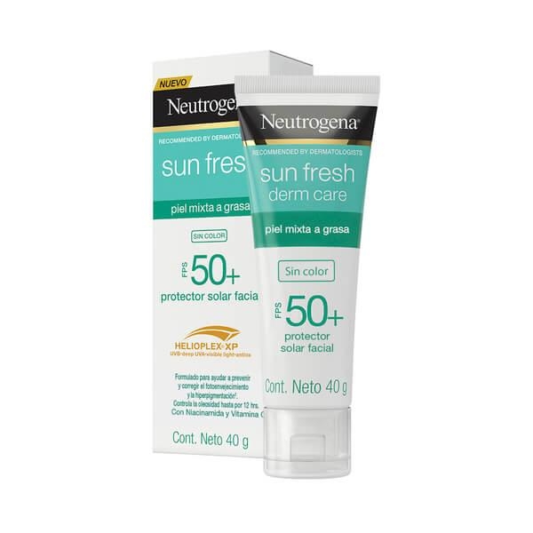 SUN FRESH DERM CARE SIN TONO FPS50+