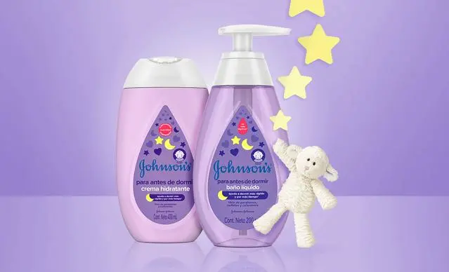 Botellas de productos Johnson's
