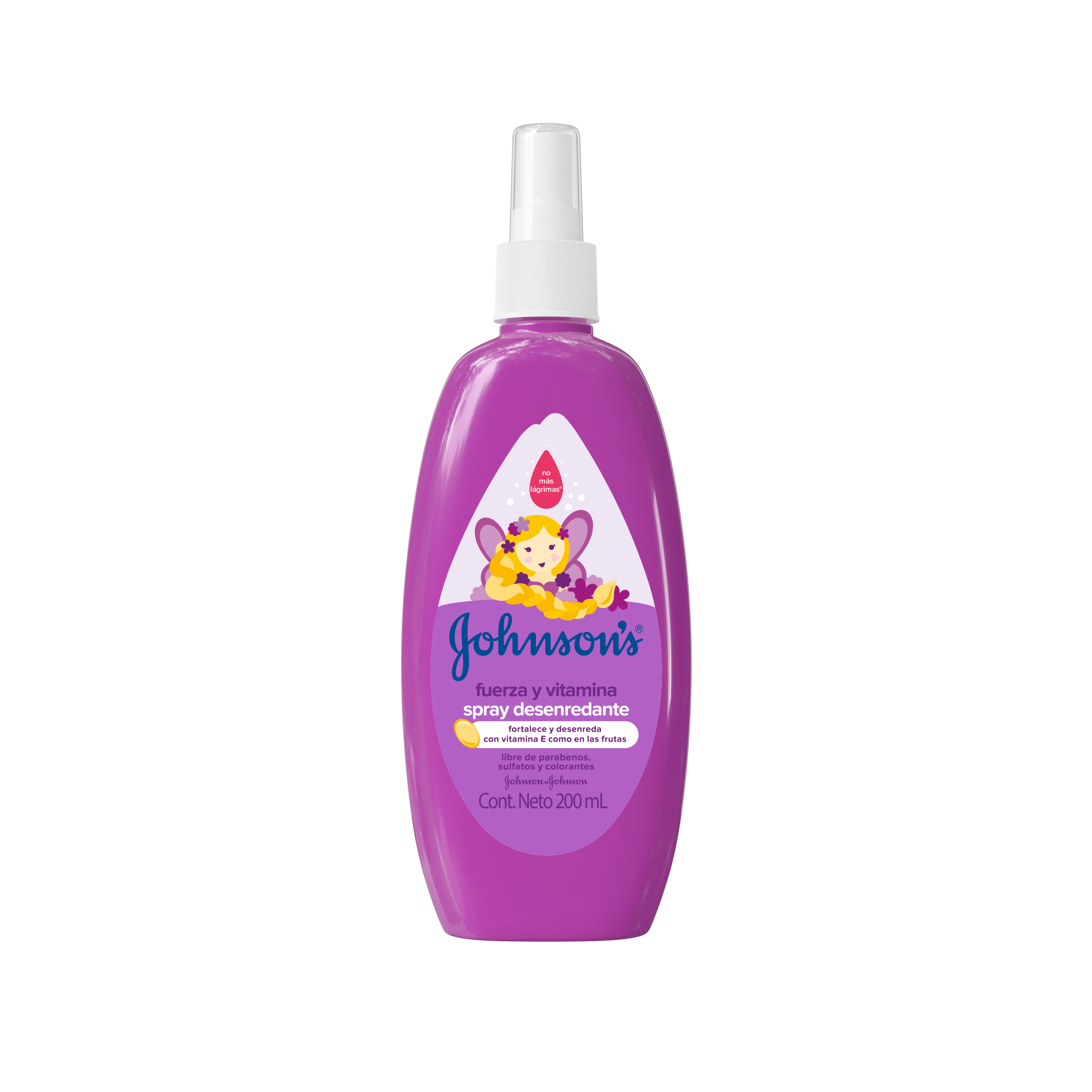 JOHNSON’S® spray para peinar fuerza y vitamina