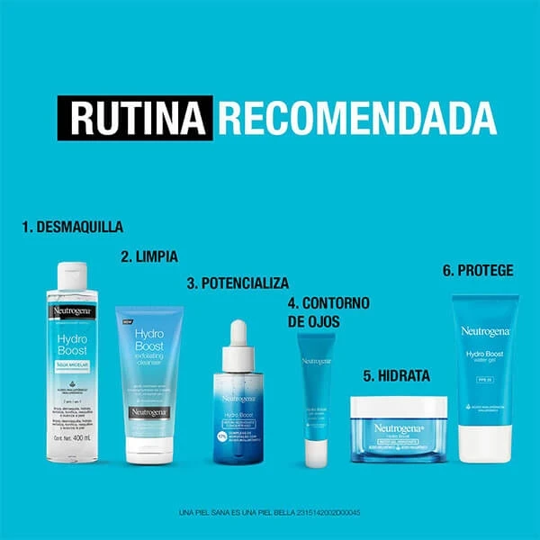 COMPARTIR Agua Micelar Desmaquillante Neutrogena® Hydro Boost® - rutina