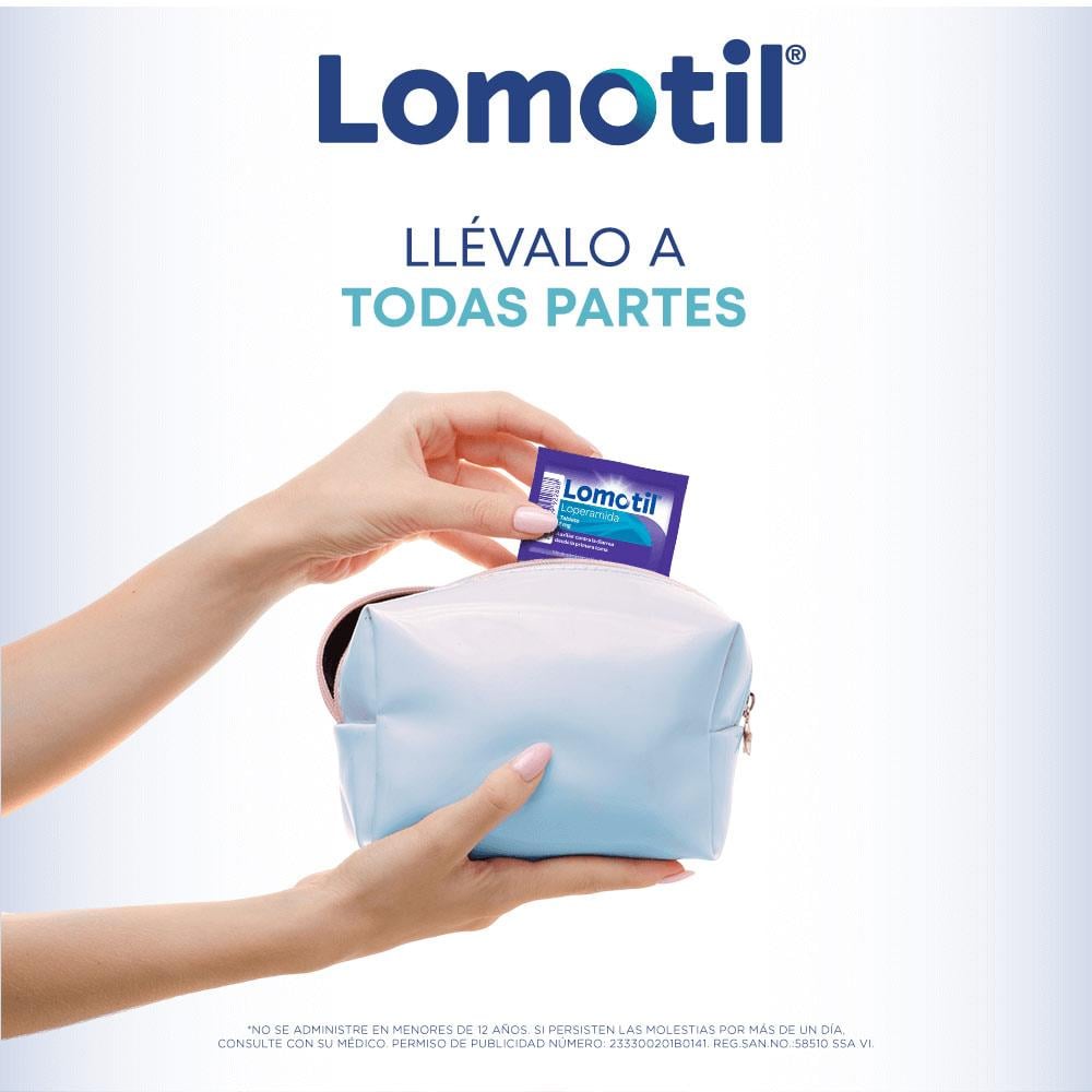 LOMOTIL® 2 tabletas packshot