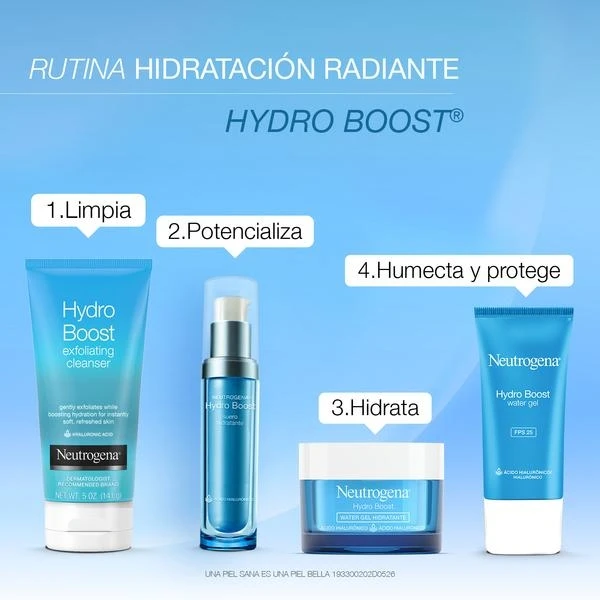 Serum Hidratante Neutrogena® Hydro Boost® Ácido Hialurónico 30ml - Rutina