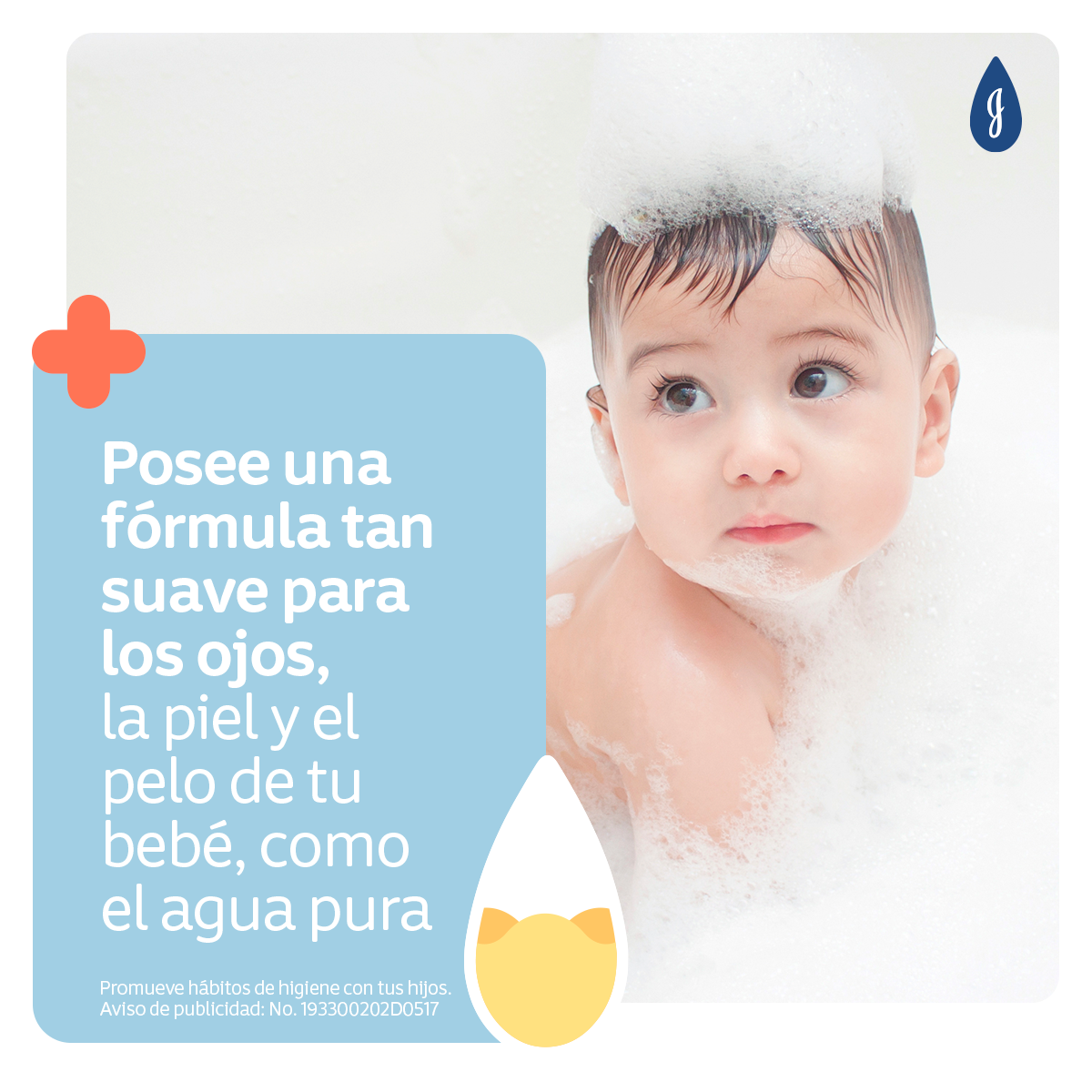 JOHNSON'S® baby baño líquido de la cabeza a los pies