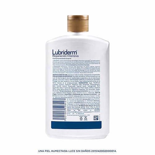 LUBRIDERM® REPARACIÓN INTENSIVA TAPA DORADA - Back