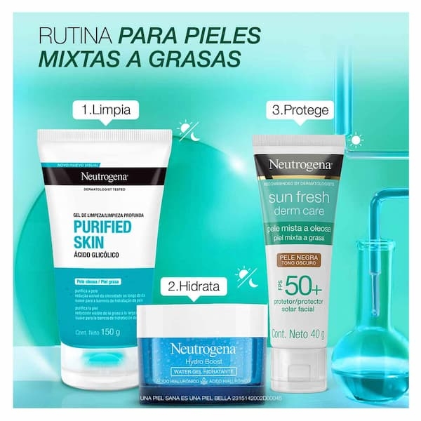 Rutina del Protector Solar Sun Fresh Tono Oscuro