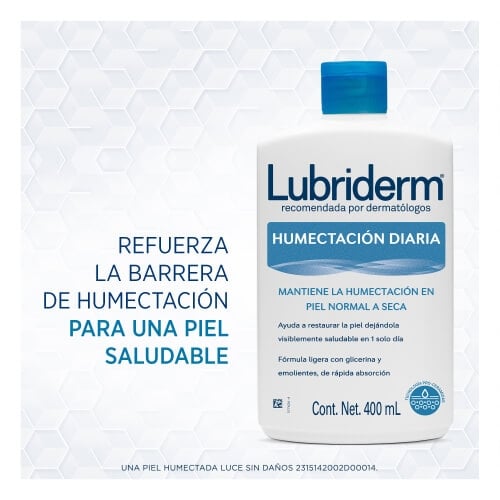 Crema hidratante Humectación Diaria tapa azul | LUBRIDERM®