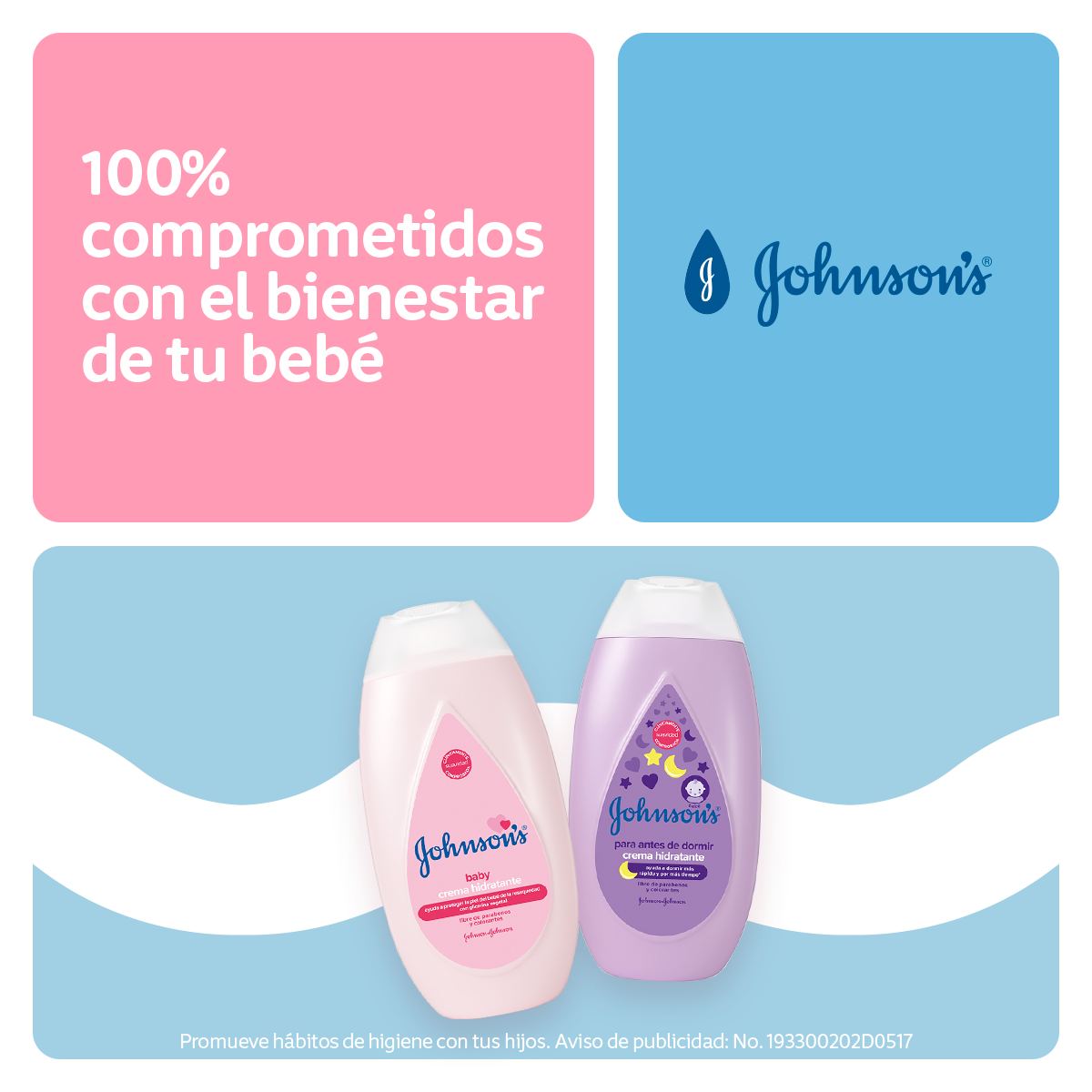 JOHNSON’S® baby crema líquida original