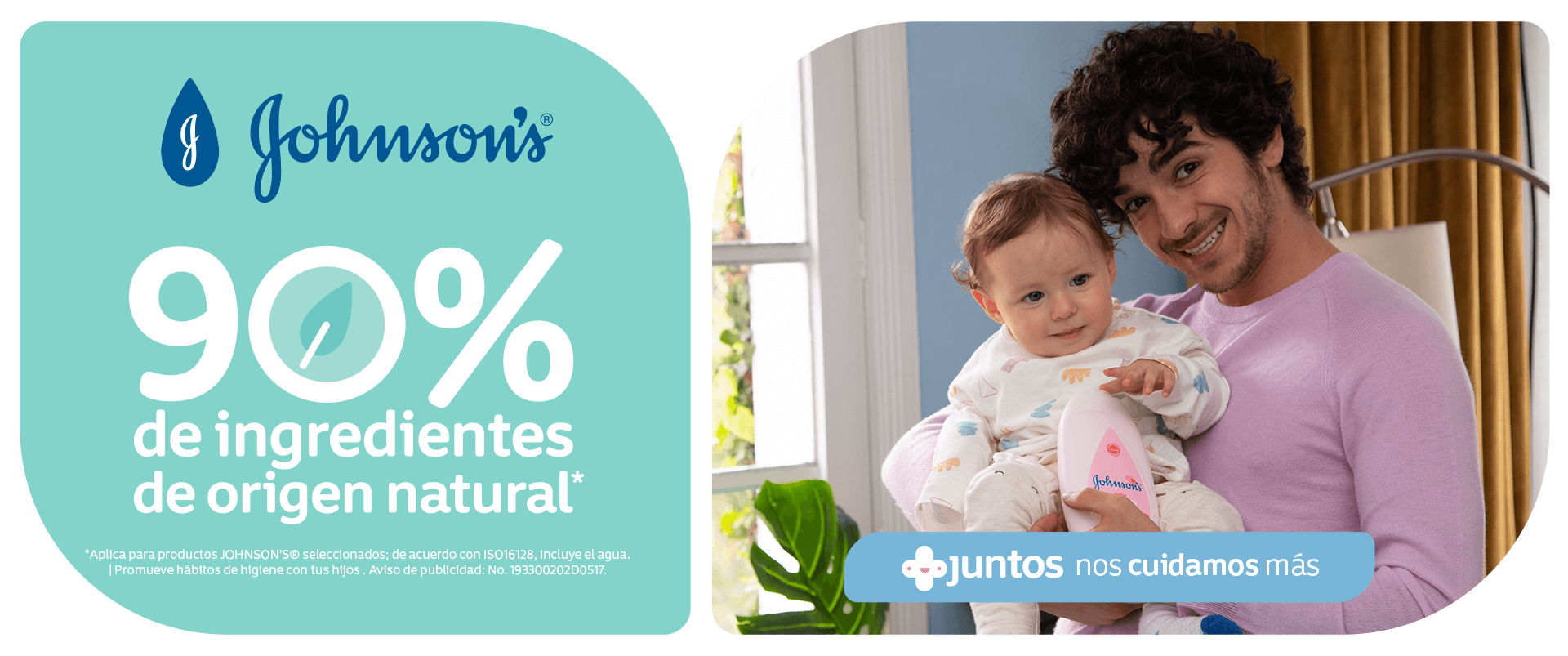 90% de ingredientes de origen natural